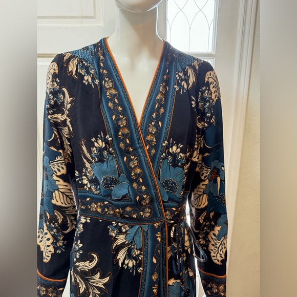 FARM Rio Blossom Tapestry Black Midi Dress Women Size S(MSRP$260 - Picture 5 of 16